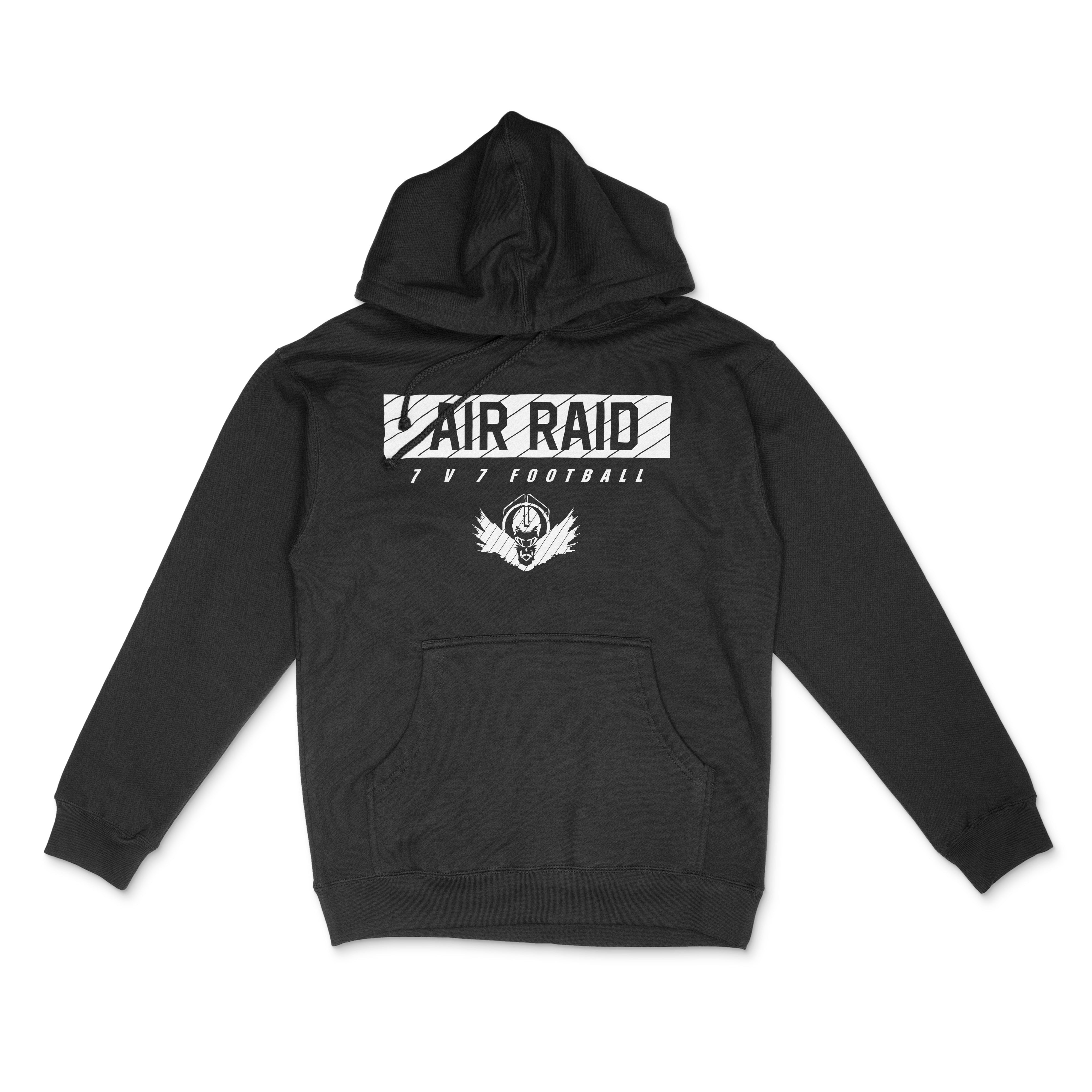 AIR RAID BLACK CLEAN CUT HOODIE